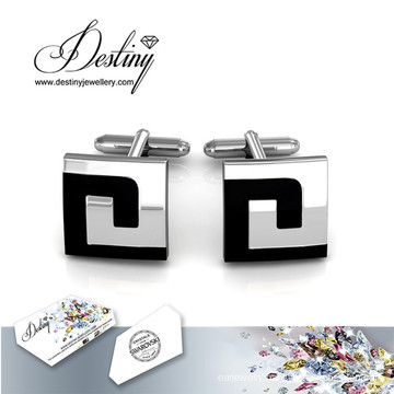 Destiny jewellery Crystal From Swarovski Mr Oil Paint 4 Cufflinks